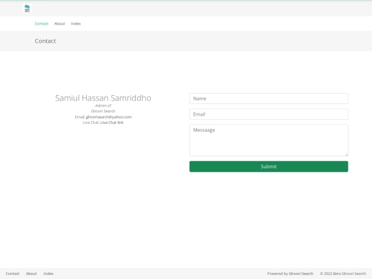 contact screenshot