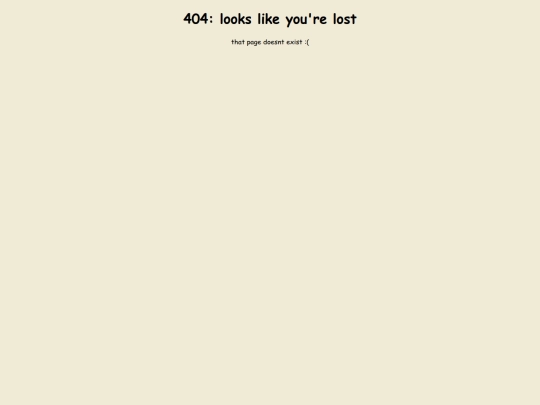 not_found screenshot