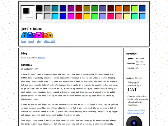 blog screenshot