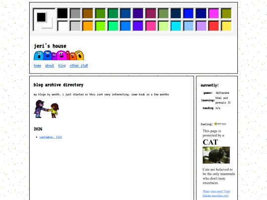 blogarchive screenshot