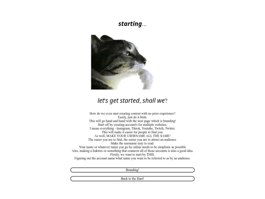 content creation/starting screenshot
