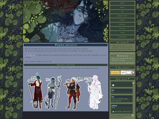 characters screenshot