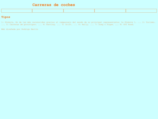 coches/tipos screenshot