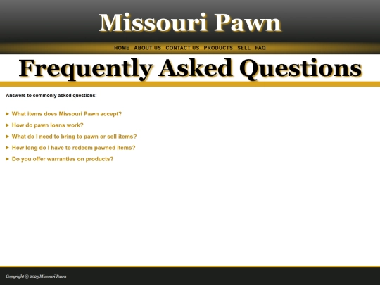 Web Design Class/Team2WebsiteCode/faq screenshot