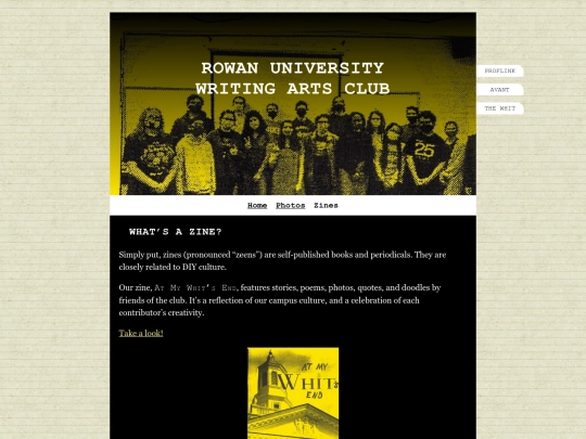 zines screenshot