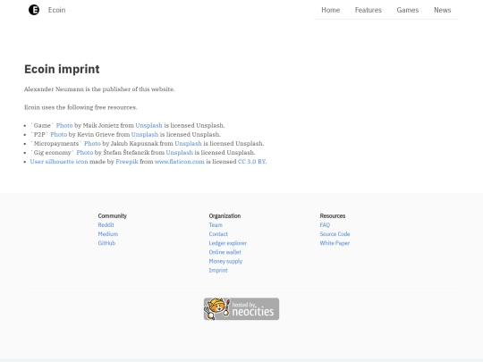 imprint screenshot