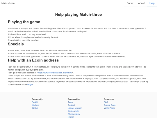 match-three/help screenshot