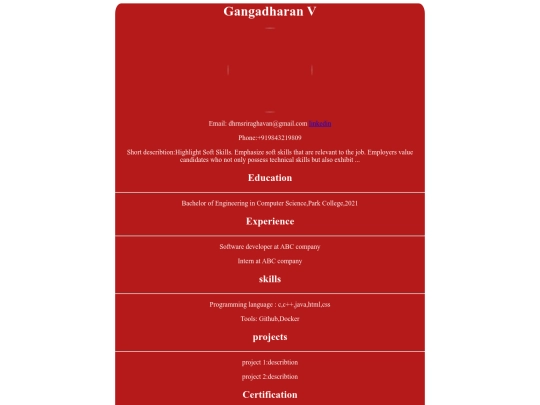 resumedharn screenshot