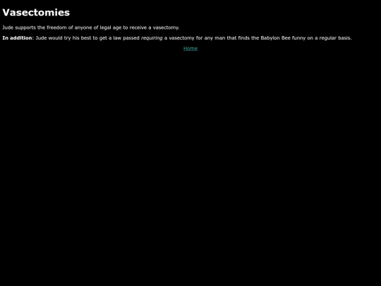 vasectomies screenshot
