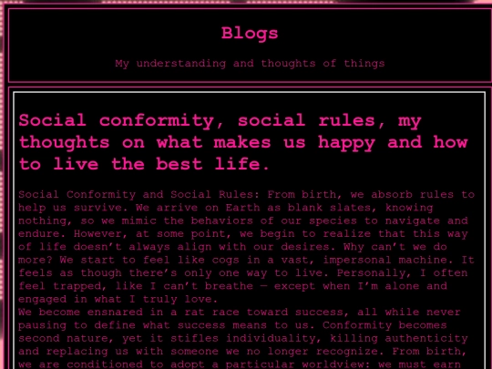 blog screenshot
