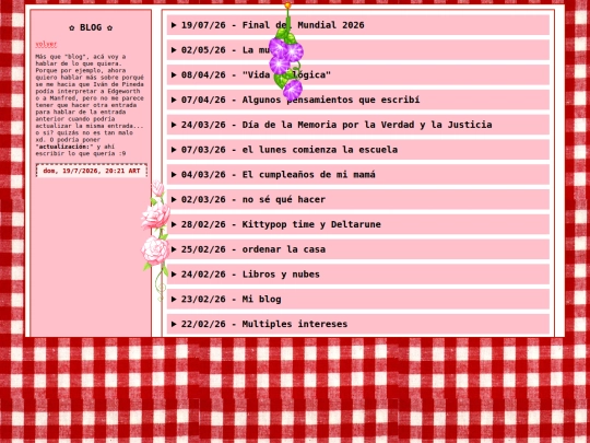 blog screenshot