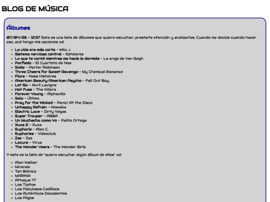 radio/blog screenshot