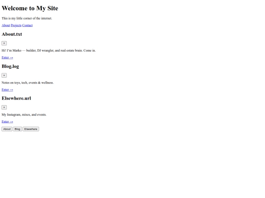 index screenshot