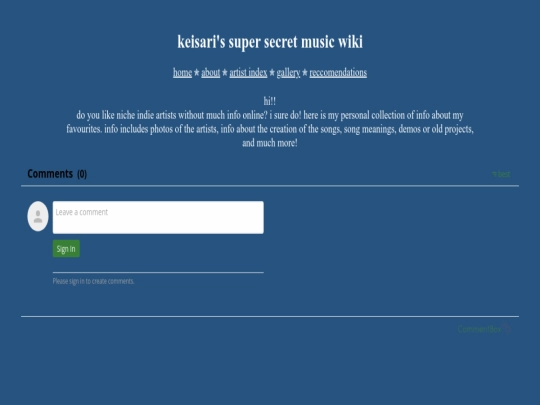 index screenshot