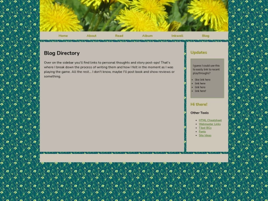 pages/blog screenshot