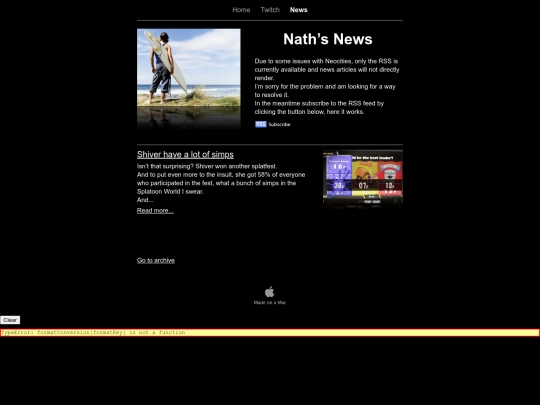 Site/News/News screenshot