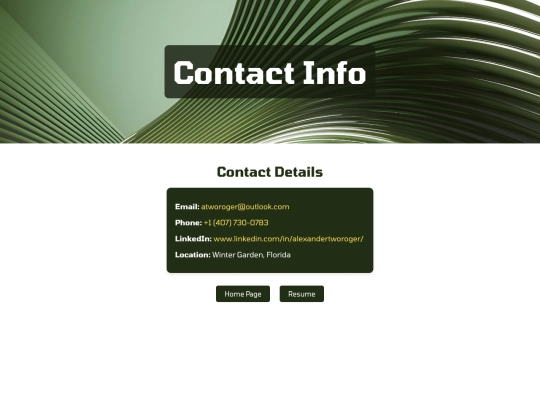 contactinfo screenshot