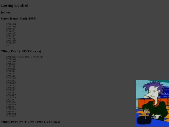 list screenshot