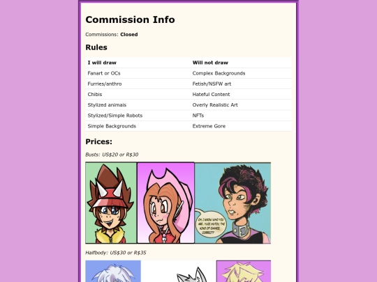CommInfo screenshot