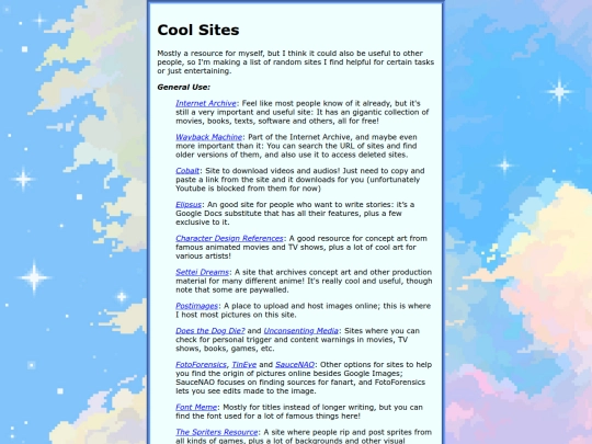 CoolSites screenshot