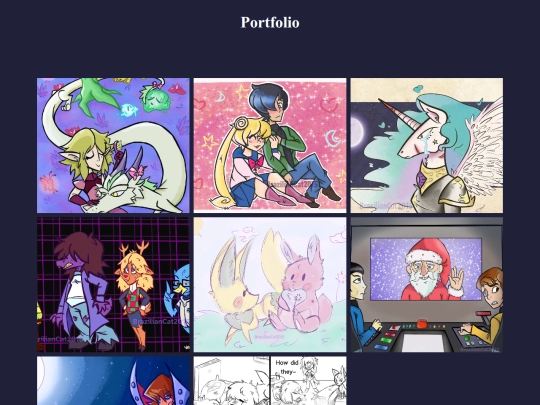 Portfolio screenshot