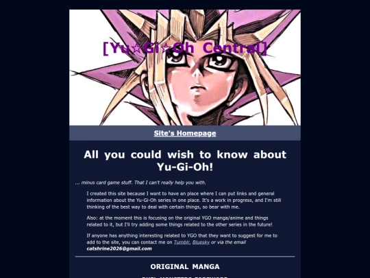 YugiohSite screenshot
