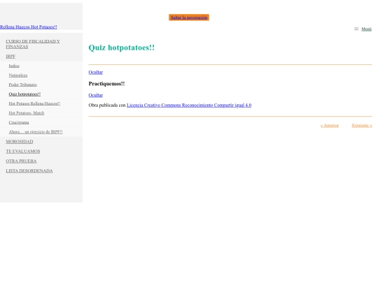 CURSOFINANZASFISCAL/quiz_hotpotatoes screenshot