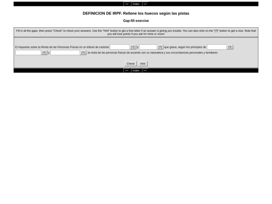 DefiniciónIRPF screenshot