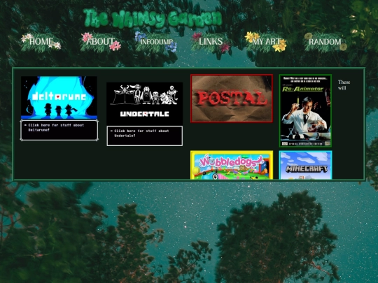 infodump screenshot