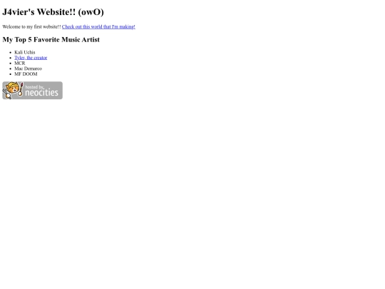index screenshot