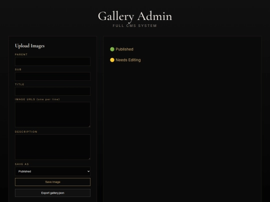 jaka_admin_gallery screenshot