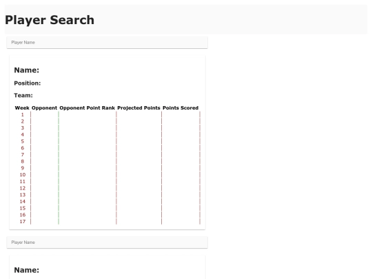 playersearch screenshot