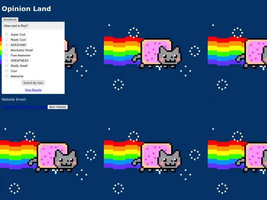 guestbook screenshot