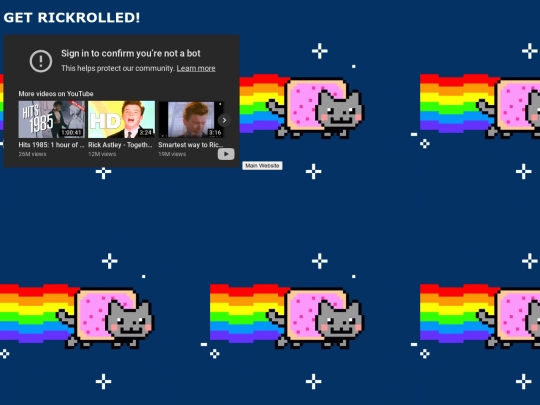 rickroll screenshot