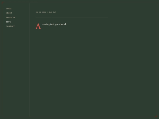 blog-test screenshot