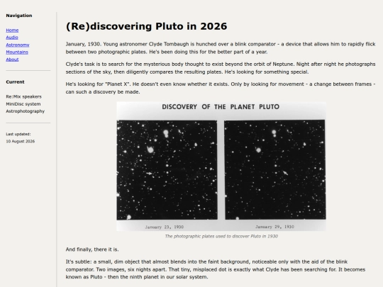 astronomy/pluto screenshot
