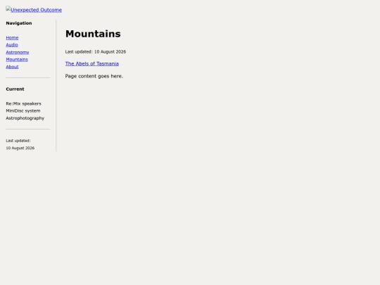 mountains screenshot