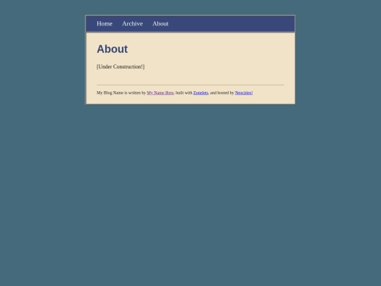 Essays/about screenshot