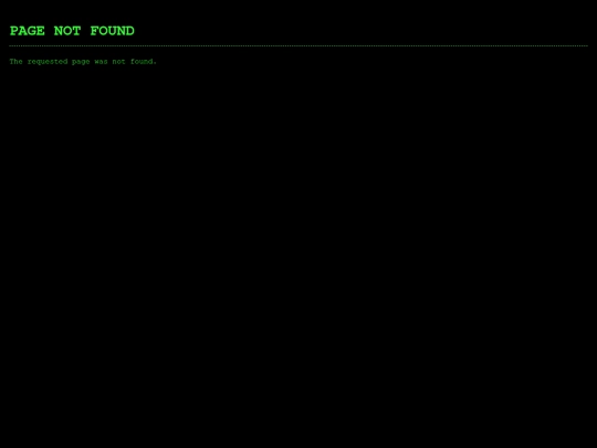 not_found screenshot