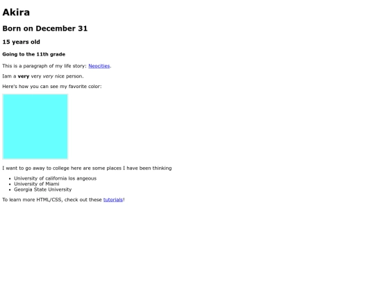 biography screenshot