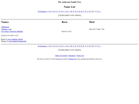 ourpedigree/names26 screenshot