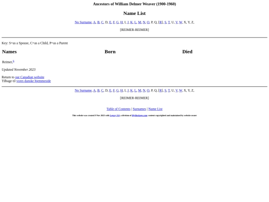 williamancestor/names14 screenshot