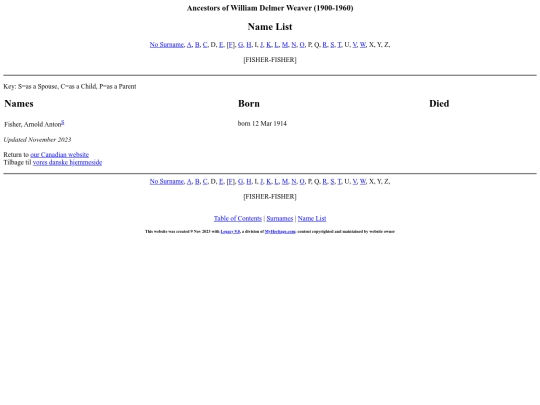 williamancestor/names5 screenshot