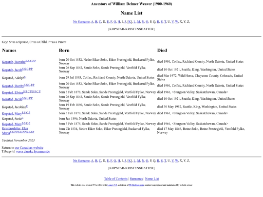 williamancestor/names9 screenshot