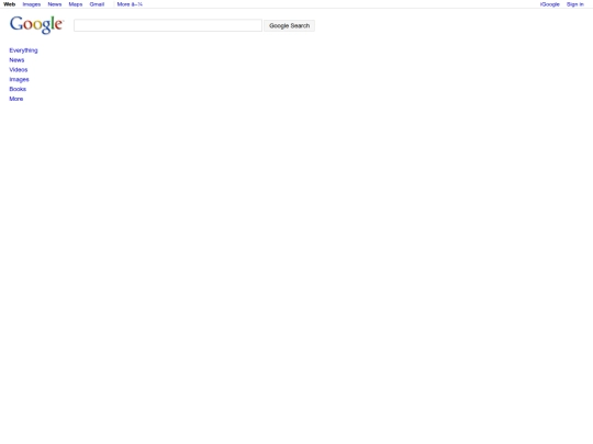 search screenshot