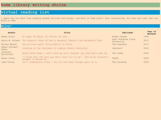 articles screenshot