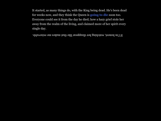 thekingdied screenshot