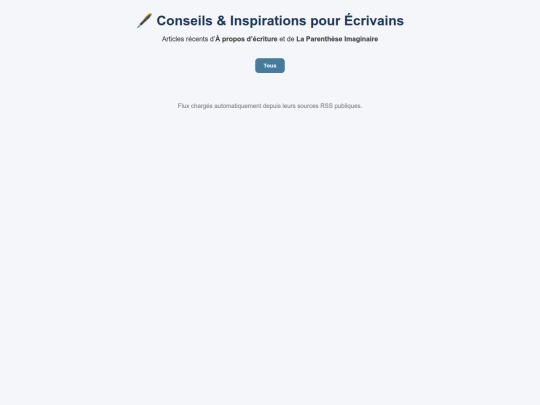 conseilsecriture screenshot