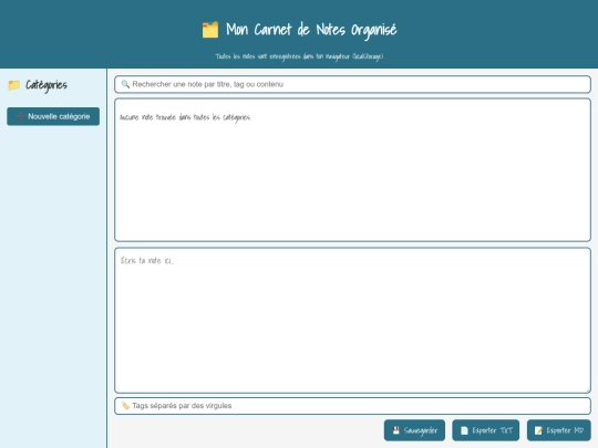 notes screenshot