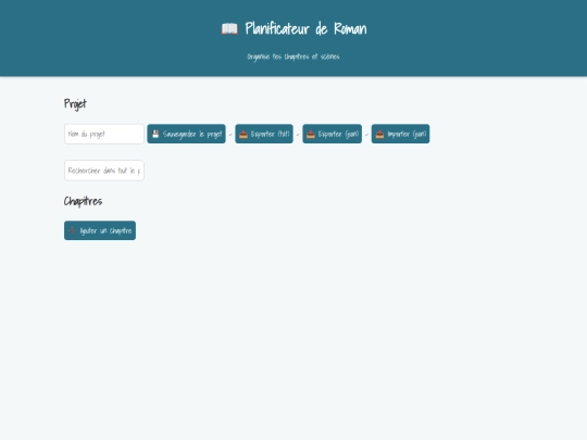 planificateur screenshot